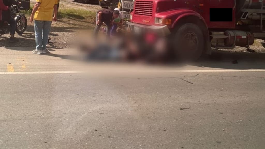 Dos muertos - accidente vía aeropuerto-guarne- 6 de diciembre