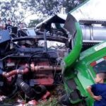 Video accidente de Tractomula - vía Aguachica - Ocaña
