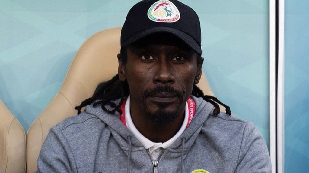Aliou Cisse, técnico de Senegal - ENFERMO