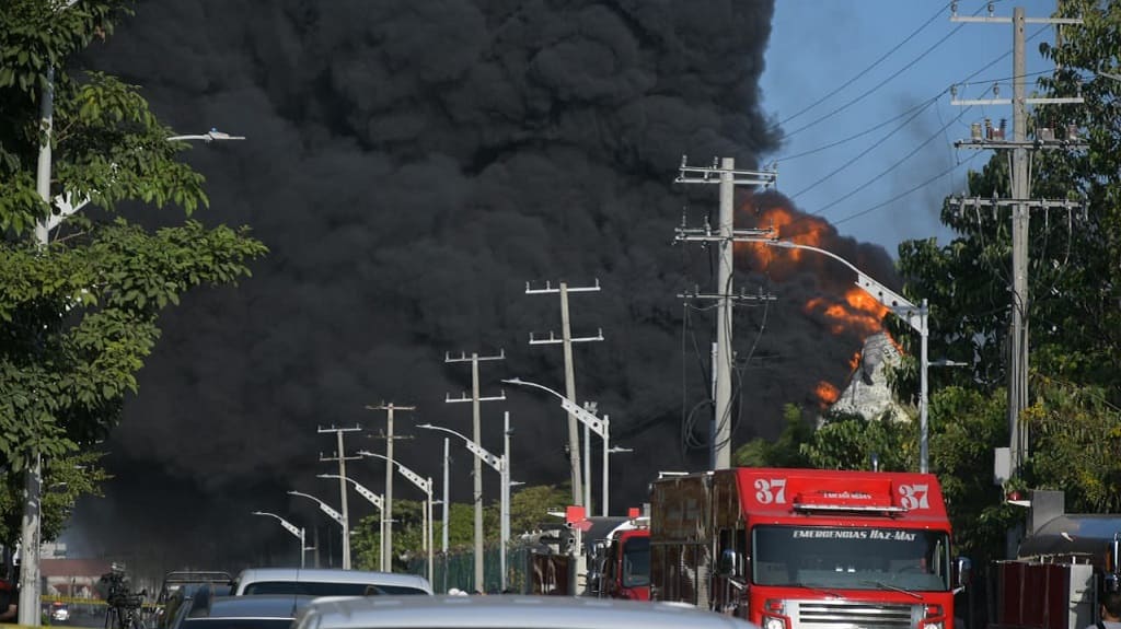 ¿Cuánto duraría el incendio en Bravo Petroleum de Barranquilla?