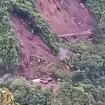 Bus empresa Arauca- sepultado- alud- Risaralda