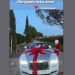 Georgina Rodríguez sorprende a Cristiano Ronaldo con un Rolls Royce por Navidad