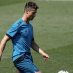 Real Madrid- Cristiano Ronaldo- entrenamiento en Valdebebas