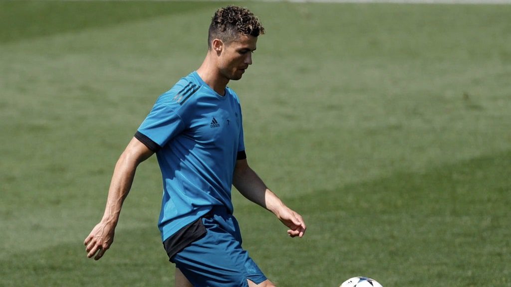 Real Madrid- Cristiano Ronaldo- entrenamiento en Valdebebas