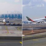 Emirates- avión con renos de papa Noel