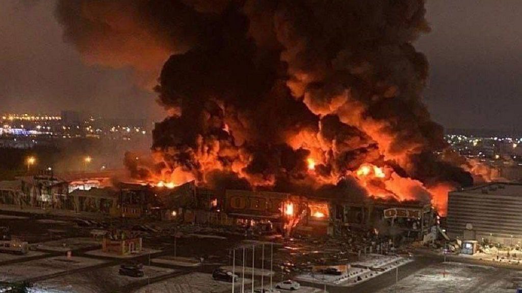 incendio en centro comercial ruso Mega Khimki