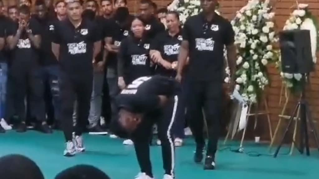 Kevin Velasco- sepelio de Andrés Balanta- deportivo Cali