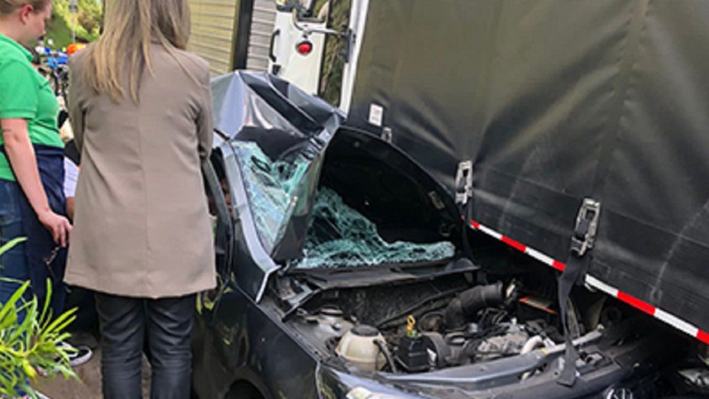 Accidente Loma de los Balsos- Medellín- jueves 15 de diciembre