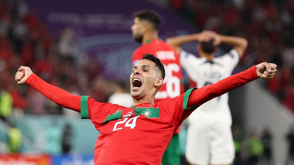 Marruecos derrota a la Portugal de Cristiano Ronaldo 
