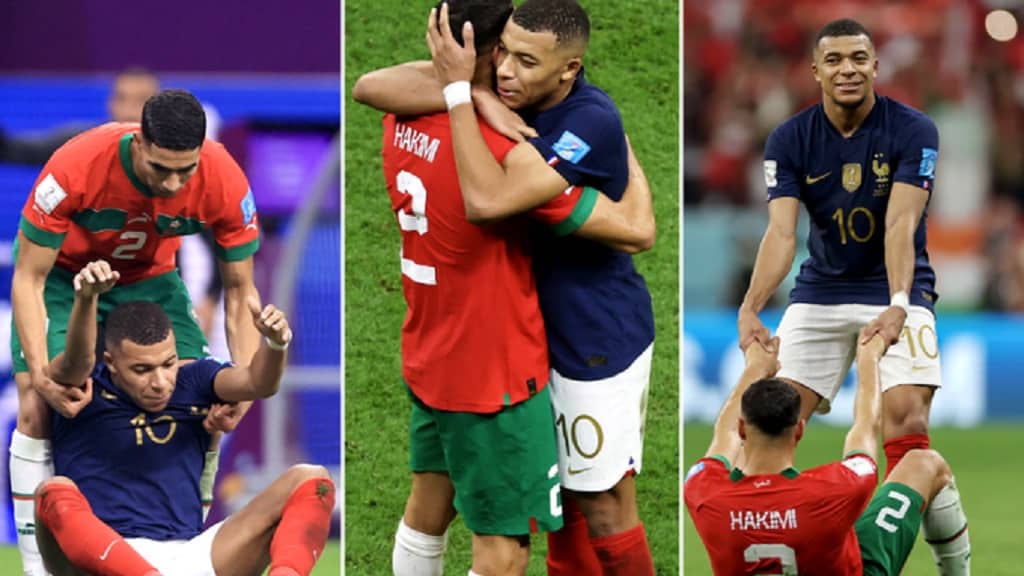 Mbappé a Hakimi: "Hiciste historia"- Francia vs marruecos