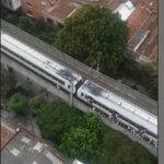 Murió la mujer que se lanzó a la vía del Metro de Medellín con su hija de 8 años