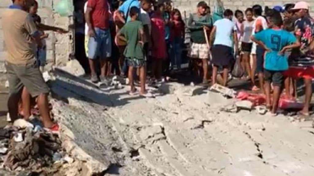 Tasajera- niños muertos al caerles encima una pared