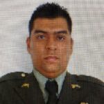 Óscar Jhair Rey Royer- patrullero de la policía muerto en Sabanagrande