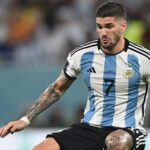 Rodrigo de Paul - lesionado- argentina vs países bajos