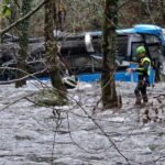 Autobús en el río Lérez- Pontevedra- siete muertos
