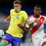 Vitor Roque y Andrey le dan el triunfo a Brasil ante una rocosa Perú