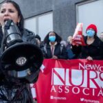 Continúa por tercer día la huelga de enfermeras en dos hospitales de Nueva York