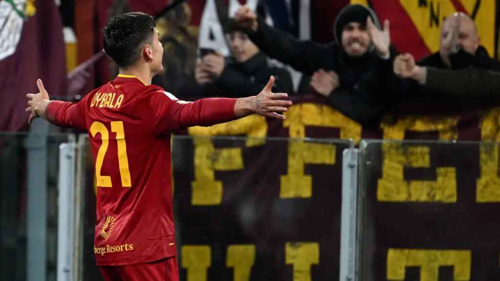 Dybala se erige en líder del Roma y sella el pase a cuartos