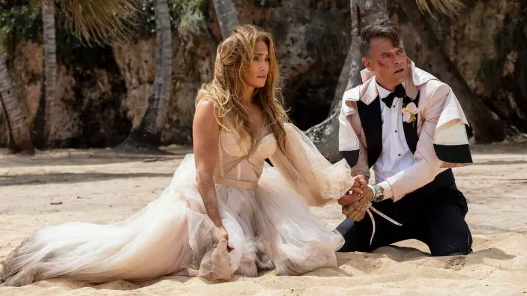 Jennifer Lopez y Jason Duhamel tienen una boda explosiva en «Shotgun Wedding»