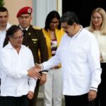 Nicolás Maduro recibe a Gustavo Petro en su segunda visita a Caracas