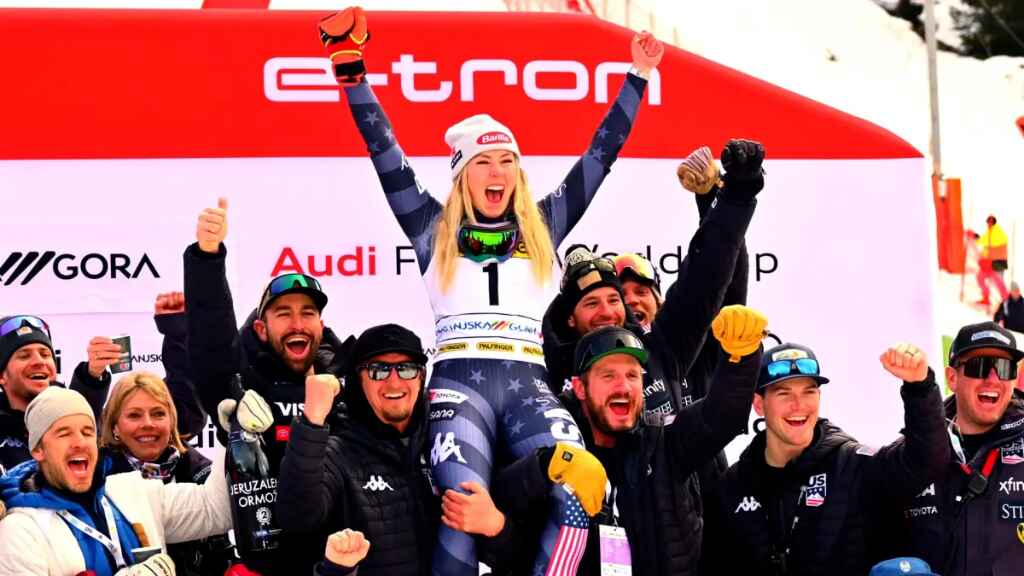 Shiffrin hizo historia - igualó a Vonn y está a cuatro del récord de Stenmark
