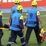 Facundo Buonanotte, brutal caída en el Sudamericano: argentina vs paraguay