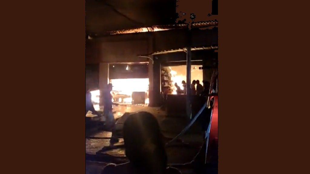 Incendio mercado público de Cereté