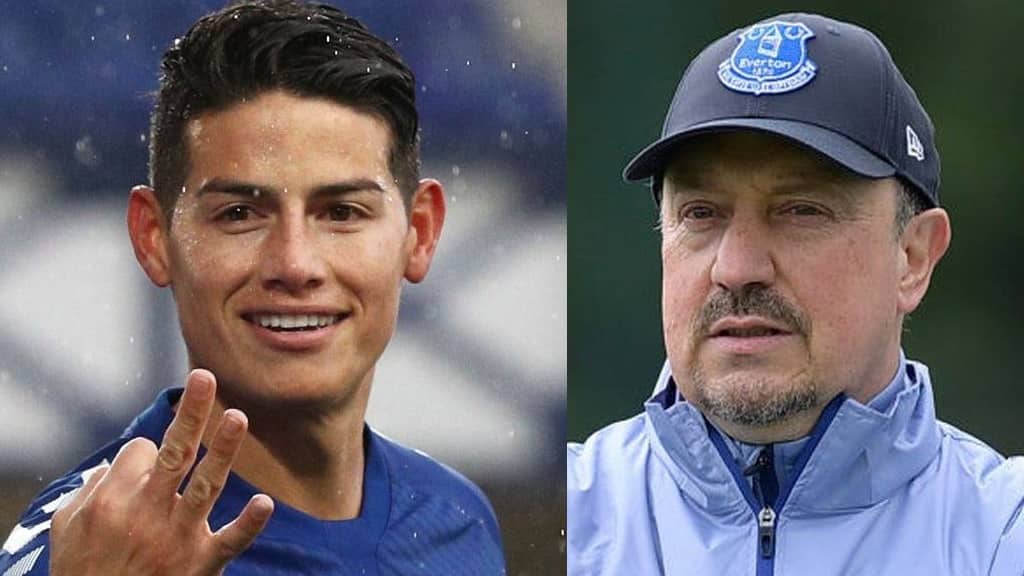 James revela el rechazo de Rafa Benítez en el Everton
