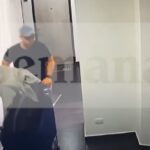 Revelan video de John Poulos sacando la maleta donde llevaba el cuerpo de Valentina