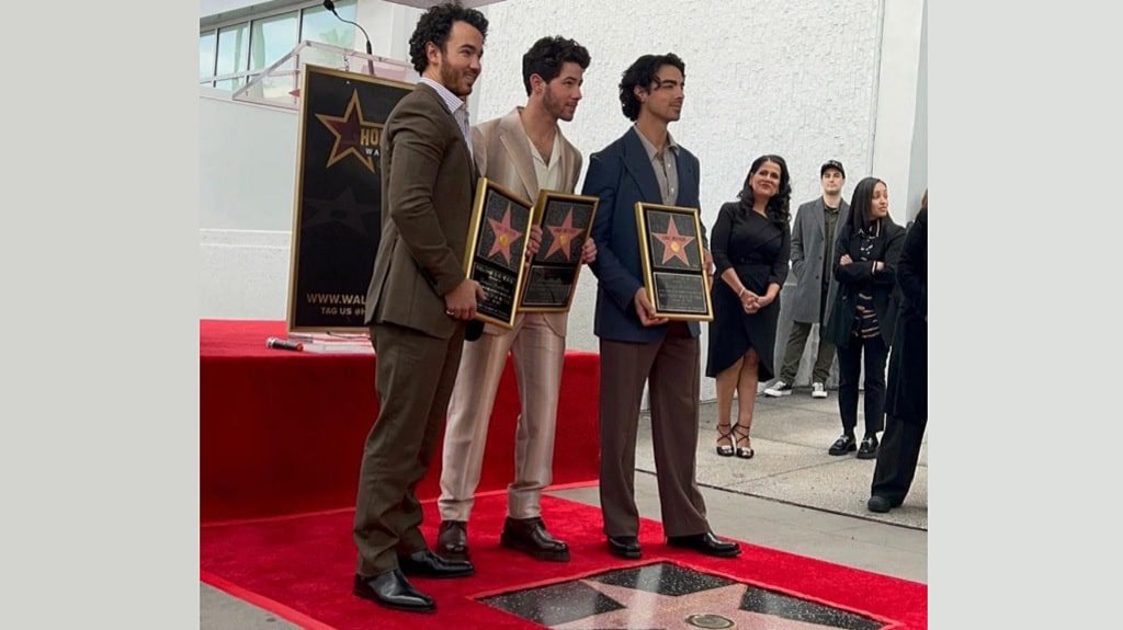 Jonas Brothers - paseo de la fama 