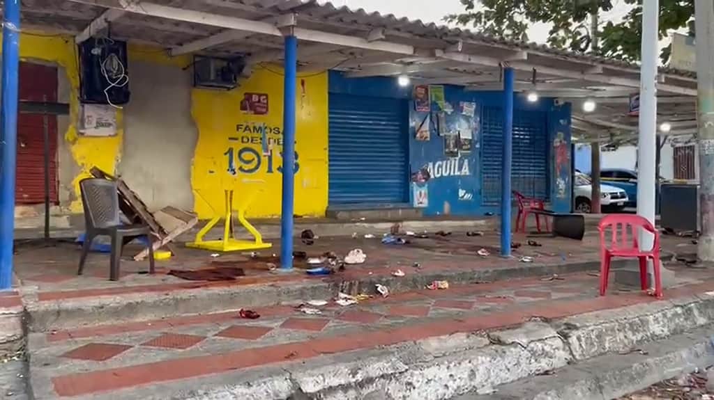 masacre en una tienda en Barranquilla- barrio el santuario-