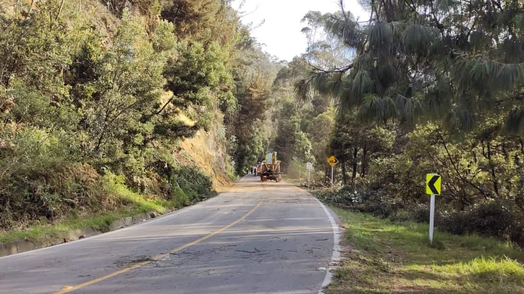 La vía Bogotá - Choachí ya está habilitada tras cierre en el km 5