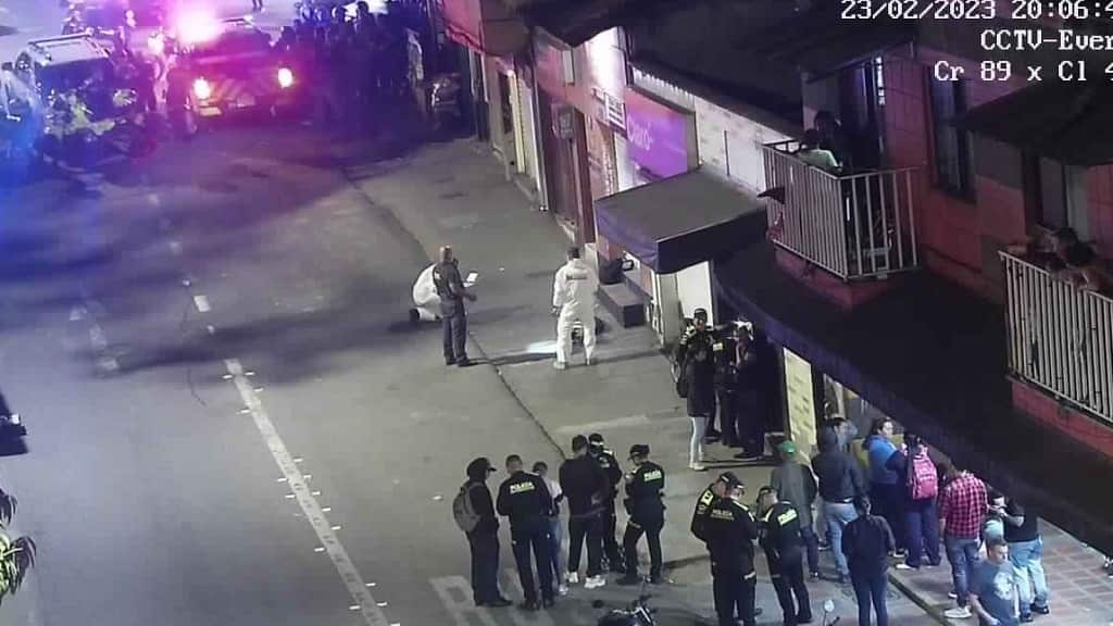 homicidio avenida san juan - cerca iglesia de la america- medellin