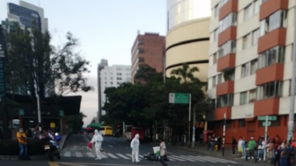 Bus atropelló a motociclista que falleció en la avenida Oriental en Medellín 