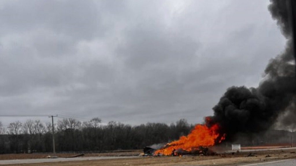 Helicóptero Black Hawk se accidenta en Alabama y no deja sobrevivientes