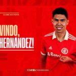 Internacional de Brasil anuncia al defensa colombiano Nicolás Hernández