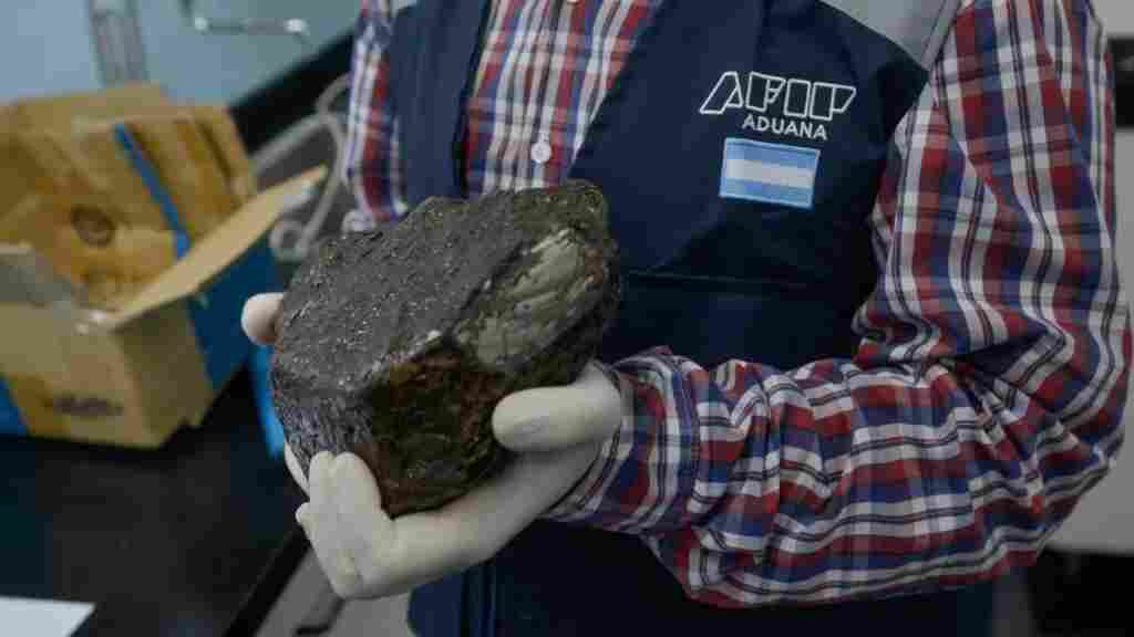 La Aduana argentina descubre el contrabando de un meteorito desde Chile