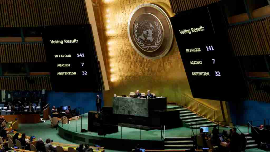 La resolución que pide la retirada de Rusia cosecha 141 votos en la Asamblea de la ONU
