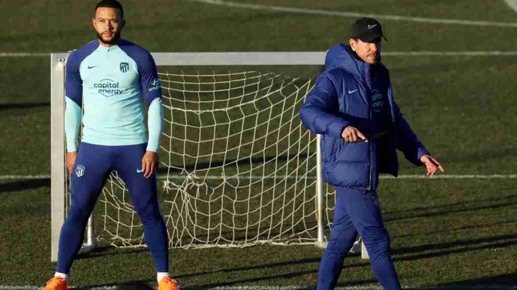 Simeone_ «La mejor semana de Memphis, está rápido y fuerte»