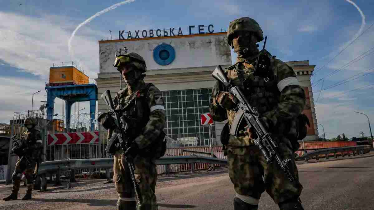 Ucrania acusa a Rusia de vaciar el embalse de Kajvoka, de importancia clave