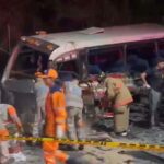 Accidente en autopista Medellín-Bogotá, altura de Copacabana- deja tres muertos- lunes 27 de febrero de 2023
