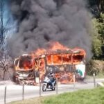 Motociclista muerte tras chocar con bus de Coonorte en Santa Rosa de Osos