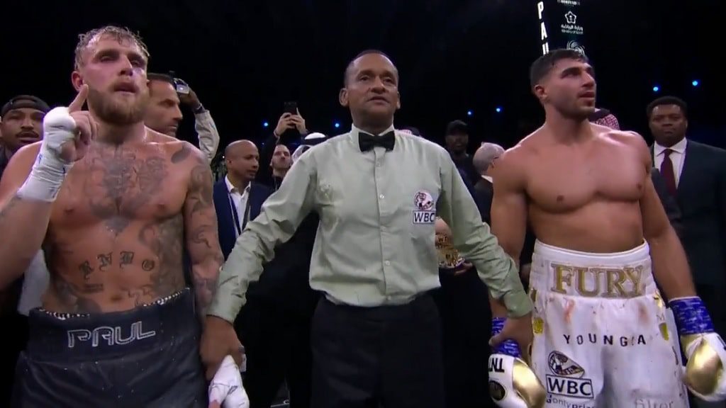 Jake Paul pierde por puntos ante el boxeador Tommy Fury