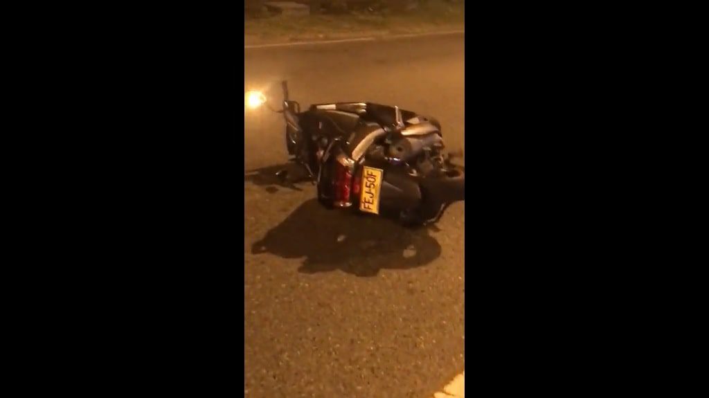Motociclista muerto en avenida regional- Medellín, 1 de febrero 