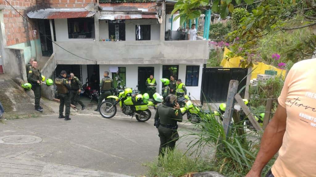 deshuesadero de motos robadas en la loma, san Cristóbal, Medellín