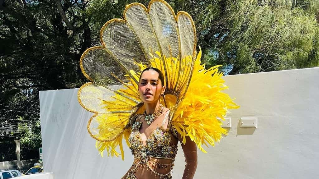 Paulina Vega bailó champeta en el desfile de la Batalla de Flores