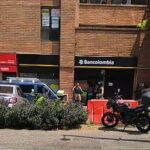 Robo bancario por el tranvía de Ayacucho, en el centro de Medellín