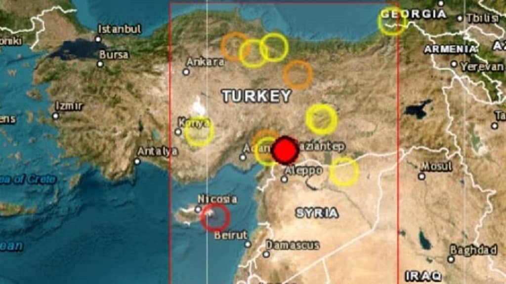 Un terremoto de magnitud 7,8 sacude el sur de Turquía