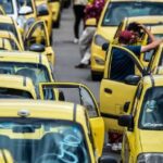 paro de taxistas en Colombia el 22 de febrero de 2023