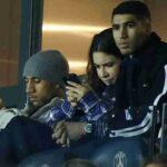 Achraf Hakimi, en la expedición del PSG hacía Alemania